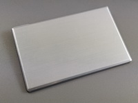 Tarjeta USB de visita metálica